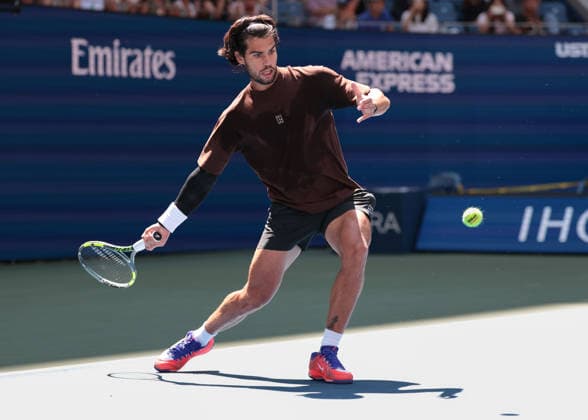 Carlos Alcaraz, Training, Practice, U.S. Open Championships, Billie Jean King National Tennis Center, Flushing Meadows, New York, USA Copyright: xJuergenxHasenkopfx