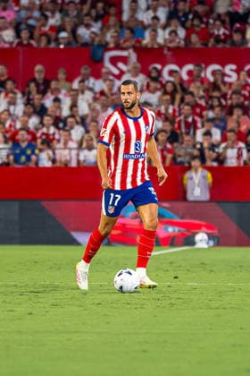 ESP LaLiga EA Sports Sevilla FC vs. Atlético de Madrid David Hancko of Atlético de Madrid during the LaLiga EA Sports match between Sevilla FC and Atlético de Madrid, played at the Ramón Sánchez Pizjuán Stadium in Seville on August 29, 2026, in Spain. Spanish Soccer Copyright: xAgenciaxLOFx