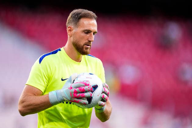 August 29, 2026, Sevilla, Sevilla, Spain: Jan Oblak of Atletico de Madrid warms up during the Spanish league, LaLiga EA Sports, football match played between Sevilla FC and Atletico de Madrid at Ramon Sanchez-Pizjuan stadium on August 29, 2026, in Sevilla, Spain. Sevilla FC V Atletico De Madrid - LaLiga EA Sports  - ZUMAa181 20260829_zaa_a181_152 Copyright: xJoaquinxCorcherox