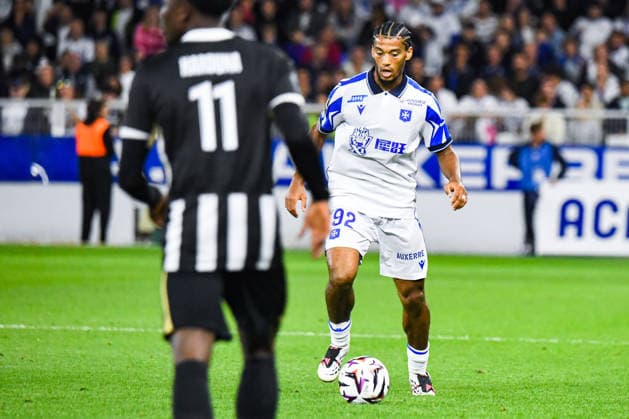 FOOTBALL : AJ Auxerre vs SCO Angers - Ligue 1 - JournÃ e 2 - 29 08 2026 Clement Akpa (AJ Auxerre) AuxerreFrance  Copyright: xBaptistexAutissierx