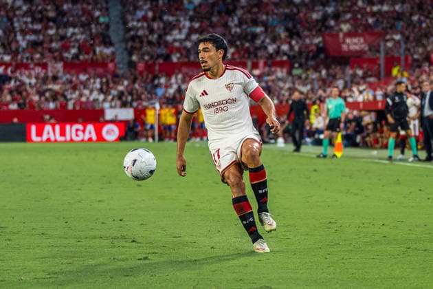 ESP LaLiga EA Sports Sevilla FC vs. Atlético de Madrid: Gabriel Alonso Suazo of Sevilla during the LaLiga EA Sports match between Sevilla FC and Atlético de Madrid, played at Ramón Sánchez Pizjuán Stadium in Seville on August 29, 2026, in Spain. Spanish Soccer Copyright: xAgenciaxLOFx