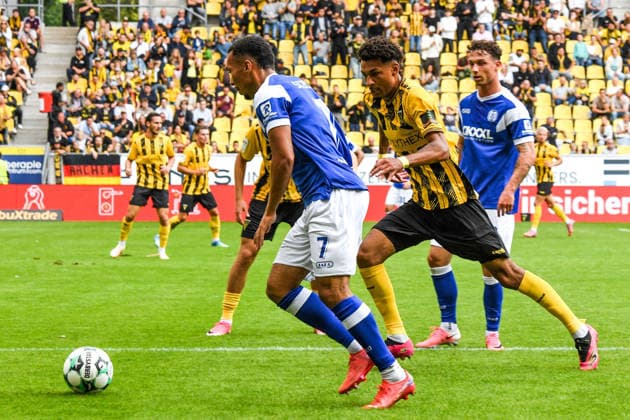 v li, August 29, 2026, Aachen, Germany, Soccer, 3rd Division, TSV Alemannia Aachen vs. SV Meppen, Soccer, 3rd Division, TSV Alemannia Aachen vs. SV Meppen, DFB and DFL regulations prohibit any use of photographs as image sequences and or quasi-video xmhx