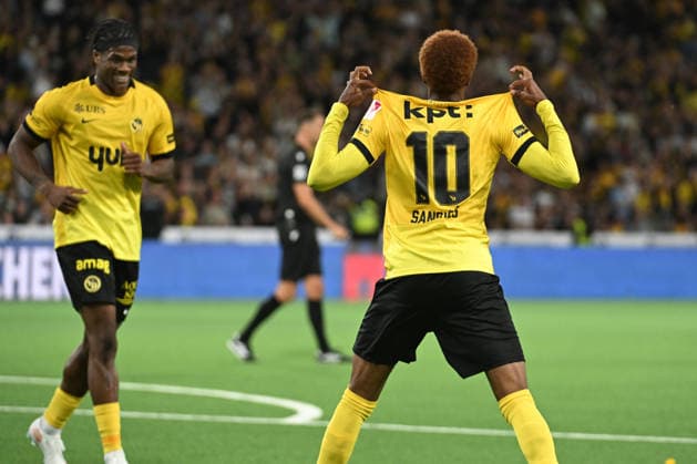 BERN, SWITZERLAND - AUGUST 29: Alvyn Sanches of Young Boys celebrates his goal to make it 3-2 during the Swiss Super League match between BSC Young Boys and FC Basel 1893 at Stadion Wankdorf on August 29, 2026 in Bern, Switzerland. Bern Stadion Wankdorf Bern Switzerland *** BERN, SWITZERLAND AUGUST 29 Alvyn Sanches of Young Boys celebrates his goal to make it 3–2 during the Swiss Super League match between BSC Young Boys and FC Basel 1893 at Wankdorf Stadium on August 29, 2026, in Bern, Switzerland Bern Wankdorf Stadium Bern Switzerland Copyright: xJustPictures.ch ManuelxWinterbergerx jp-en-EuSpIm-MWI_2875