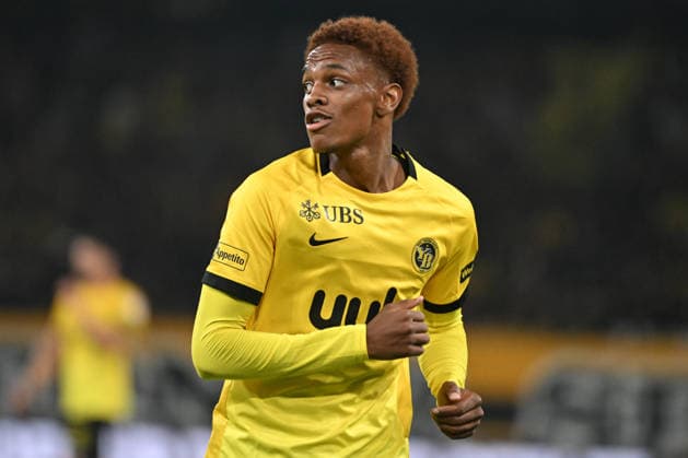 BERN, SWITZERLAND, AUGUST 29: Alvyn Sanches of Young Boys in action during the Swiss Super League match between BSC Young Boys and FC Basel 1893 at Wankdorf Stadium on August 29, 2026, in Bern, Switzerland. Bern, Wankdorf Stadium, Bern, Switzerland Copyright: xJustPictures.ch ManuelxWinterbergerx jp-en-EuSpIm-MWI_2744