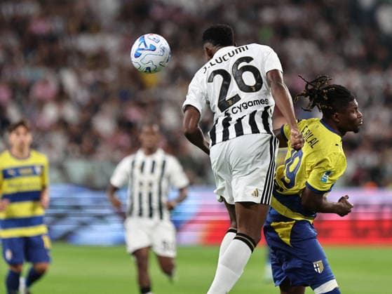 SOCCER - Serie A - Juventus FC vs. Parma Calcio Photo by IPA ABACAPRESS.COM87911508 - Jhon Lucumi plays in the 2025–2026 Serie A match between Juventus and Parma in Turin on Saturday, August 29, 2026. (Photo by Loris Roselli). Turin Italy  Copyright: xIPAxSport ABACAx