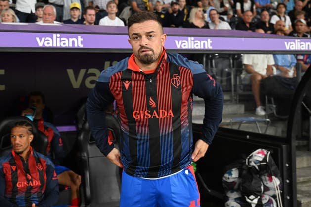 BERN, SWITZERLAND, AUGUST 29: Xherdan Shaqiri of Basel before the game during the Swiss Super League match between BSC Young Boys and FC Basel 1893 at Wankdorf Stadium on August 29, 2026, in Bern, Switzerland. Bern, Wankdorf Stadium, Bern, Switzerland Copyright: xJustPictures.ch ManuelxWinterbergerx jp-en-EuSpIm-MWI_2652