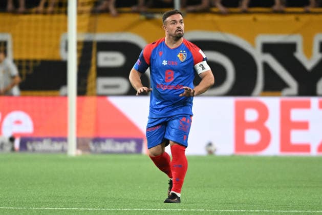 BERN, SWITZERLAND, AUGUST 29 Xherdan Shaqiri of Basel in action during the Swiss Super League match between BSC Young Boys and FC Basel 1893 at Wankdorf Stadium on August 29, 2026, in Bern, Switzerland Bern Wankdorf Stadium Bern Switzerland Copyright: xJustPictures.ch ManuelxWinterbergerx jp-en-EuSpIm-MWI_2825