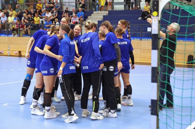 Handball, Alsco HBF1: HC Leipzig vs. Borussia Dortmund, August 29, 2026. The HCL team is gearing up for its first game in the 1st Bundesliga. Alsco Handball Bundesliga Women s HBF1, 2026–2027 season, Matchday 1: HC Leipzig vs. Borussia Dortmund on August 29, 2026, at the Markranstädt Sports Center Copyright: xBEAUTIFULxSPORTS JanxKaeferx