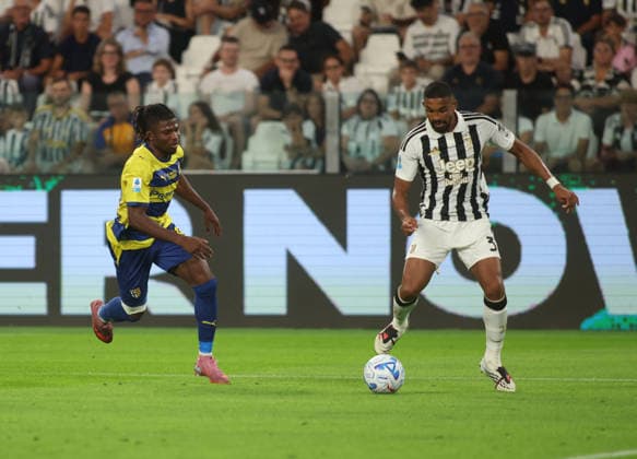 IPA87915347 - Bremer of Juventus FC during the 2026 27 Italian Serie A soccer match between Juventus FC and Parma Calcio on August 29, 2026, at Allianz Stadium in Turin, Italy. Photo by Nderim KACELI  Copyright: xNderimxKaceli IPAxSportx xx 87915347