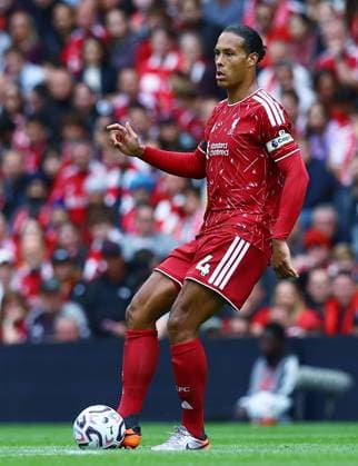 Virgil van Dijk of Liverpool Liverpool v Nottingham Forest, Premier League Football, Football, Anfield, Liverpool, UK - 29 Aug 2026Liverpool Anfield United Kingdom EDITORIAL USE ONLY No use with unauthorised audio, video, data, fixture lists, club league logos or live services. Online in-match use limited to 120 images, no video emulation. No use in betting, games or single club league player publications. Copyright: xMattxWest Shutterstockx 17118964cm