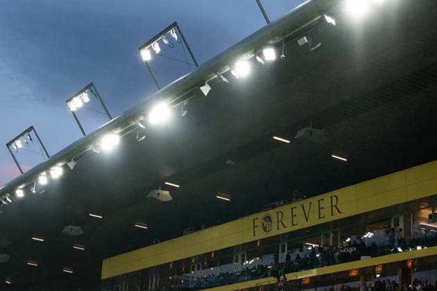 BERN, BERN - AUGUST 29: A general view of Stadion Wankdorf during the Brack Super League match between BSC Young Boys and FC Basel 1893 at Stadion Wankdorf on August 29, 2026 in Bern, Bern, Switzerland. Copyright: xLivioxBaeriswylx xSPPx Sportspressphoto_SPR219251