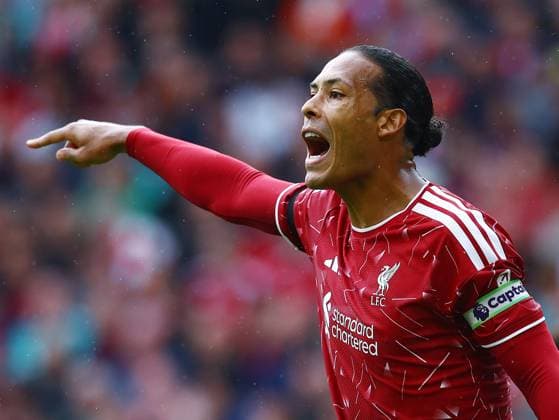 Virgil van Dijk of Liverpool Liverpool v Nottingham Forest, Premier League Football, Football, Anfield, Liverpool, UK - 29 Aug 2026Liverpool Anfield United Kingdom EDITORIAL USE ONLY No use with unauthorised audio, video, data, fixture lists, club league logos or live services. Online in-match use limited to 120 images, no video emulation. No use in betting, games or single club league player publications.  Copyright: xMattxWest Shutterstockx 17118964bw
