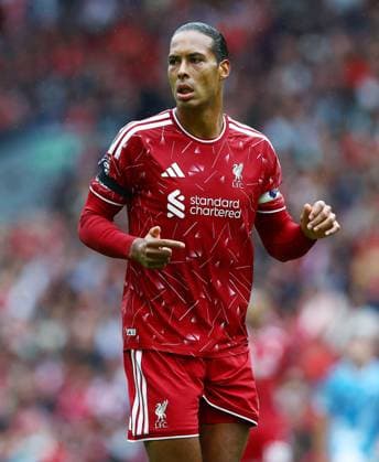 Virgil van Dijk of Liverpool Liverpool v Nottingham Forest, Premier League Football, Football, Anfield, Liverpool, UK - 29 Aug 2026Liverpool Anfield United Kingdom EDITORIAL USE ONLY No use with unauthorised audio, video, data, fixture lists, club league logos or live services. Online in-match use limited to 120 images, no video emulation. No use in betting, games or single club league player publications.  Copyright: xMattxWest Shutterstockx 17118964ca