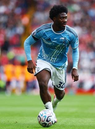 Ola Aina of Nottingham Forest Liverpool v Nottingham Forest, Premier League Football, Football, Anfield, Liverpool, UK - 29 Aug 2026Liverpool Anfield United Kingdom EDITORIAL USE ONLY No use with unauthorised audio, video, data, fixture lists, club league logos or live services. Online in-match use limited to 120 images, no video emulation. No use in betting, games or single club league player publications.  Copyright: xMattxWest Shutterstockx 17118964by