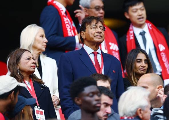 Lakshmi Mittal executive chairman of ArcelorMittal Liverpool v Nottingham Forest, Premier League Football, Football, Anfield, Liverpool, UK - 29 Aug 2026Liverpool Anfield United Kingdom EDITORIAL USE ONLY No use with unauthorised audio, video, data, fixture lists, club league logos or live services. Online in-match use limited to 120 images, no video emulation. No use in betting, games or single club league player publications.  Copyright: xMattxWest Shutterstockx 17118964bs
