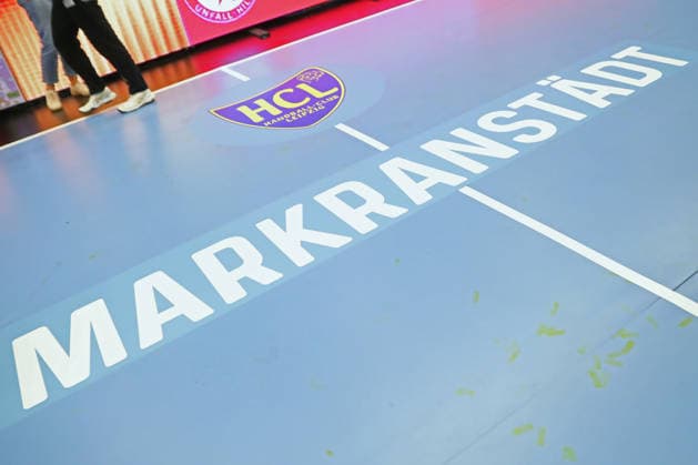 Handball, Alsco HBF1 HC Leipzig vs. Borussia Dortmund, August 29, 2026. The HCL logo above the MARKRANSTÄDT lettering on the gym floor; symbolic image of the playing field; feature on the Alsco Women s Handball Bundesliga (HBF1), 2026–2027 season; Matchday 1: HC Leipzig vs. Borussia Dortmund on August 29, 2026, at the Markranstädt Sports Center Copyright: xBEAUTIFULxSPORTS JanxKaeferx