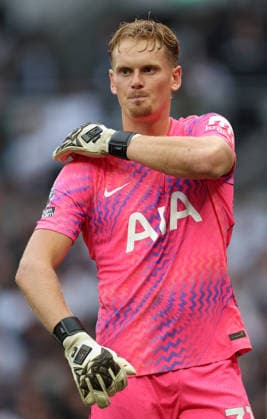 Tottenham gegen Newcastle, 29. August 2026, London – Premier League – Fußball: Tottenham Hotspur gegen Newcastle United – Tottenham-Torhüter Antonin Kinsky – Foto: Charlotte Wilson – Offside, London, Großbritannien  Copyright: xCharlottexWilsonx xOffsidexOffside