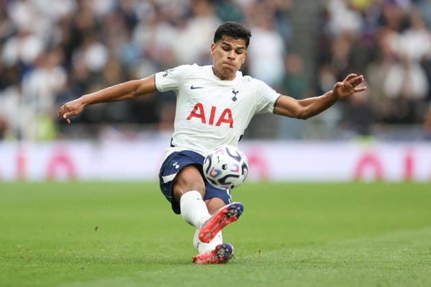 Tottenham gegen Newcastle, 29. August 2026, London, Premier League, Fußball: Tottenham Hotspur gegen Newcastle United, Mateus Fernandes von Tottenham Hotspur, Foto: Charlotte Wilson, Offside, London, Großbritannien  Copyright: xCharlottexWilsonx xOffsidexOffside