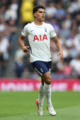 Tottenham gegen Newcastle, 29. August 2026, London, Premier League, Fußball: Tottenham Hotspur gegen Newcastle United, Mateus Fernandes von Tottenham Hotspur, Foto: Charlotte Wilson, Offside, London, Großbritannien  Copyright: xCharlottexWilsonx xOffsidexOffside