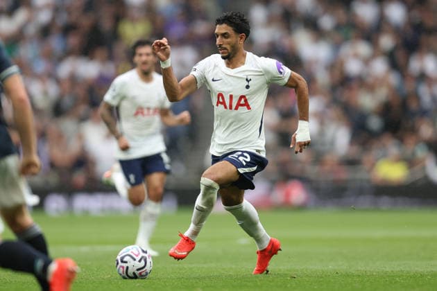 Tottenham gegen Newcastle, 29. August 2026, London, Premier League, Fußball: Tottenham Hotspur gegen Newcastle United, Omar Marmoush von Tottenham Hotspur, Foto: Charlotte Wilson, Offside, London, Großbritannien  Copyright: xCharlottexWilsonx xOffsidexOffside