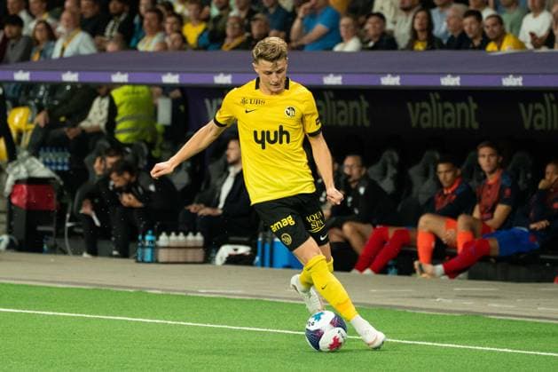 BERN, BERN - AUGUST 29: Lewin Blum of BSC Young Boys during the Brack Super League match between BSC Young Boys and FC Basel 1893 at Stadion Wankdorf on August 29, 2026 in Bern, Bern, Switzerland. Copyright: xLivioxBaeriswylx xSPPx Sportspressphoto_SPR219269