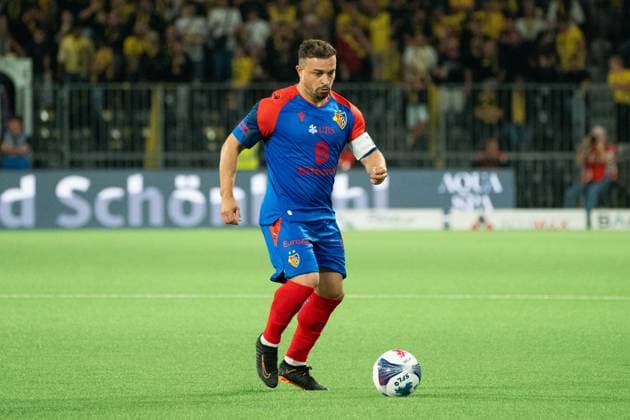 BERN, BERN - AUGUST 29: Xherdan Shaqiri of FC Basel 1893 during the Brack Super League match between BSC Young Boys and FC Basel 1893 at Stadion Wankdorf on August 29, 2026 in Bern, Bern, Switzerland. Copyright: xLivioxBaeriswylx xSPPx Sportspressphoto_SPR219270