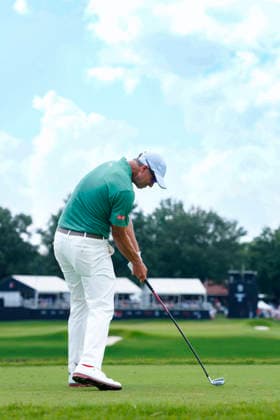 August 29, 2026, Atlanta, Georgia, USA: Adam Scott (Australia) hits his tee shot on the 9th hole, during the third round at East Lake Golf Club. Atlanta USA - ZUMAd212 20260829_zsp_d212_076 Copyright: xRichardxDolex
