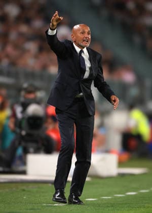 Juventus v Parma - Serie A - Allianz Stadium Turin, Italy, 29th August 2026. Luciano Spalletti Head coach of Juventus reacts during the Juventus vs Parma Serie A match at Allianz Stadium, Turin. Picture credit should read: Jonathan Moscrop Turin Allianz Stadium Italy