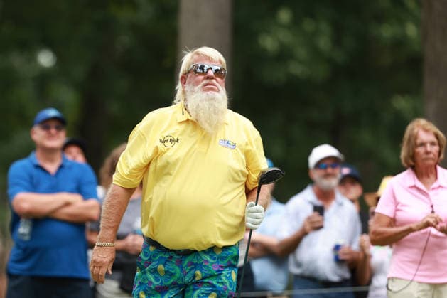 The Ally Challenge GRAND BLANC,MICHIGAN-AUGUST 29: John Daly of the United States plays his tee shot on the 9th hole during the second round of The Ally Challenge presented by McLaren at Warwick Hills Golf & Country Club, Grand Blanc, MI, USA Saturday, August 29, 2026. Grand Blanc Michigan United States  Copyright: xJorgexLemusx originalFilename:lemus-theallyc260829_npjdN.jpg