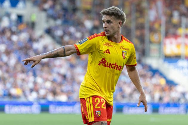 Michal Skoras seen during Ligue 1 26 27 game between teams of RSC Strasbourg and RC Lens at Stade de la Meinau (Benjamin Faes Ball Raw Images) Strasbourg Stade de la Meinau France Copyright: xBenjaminxFaesx 0W4A5911
