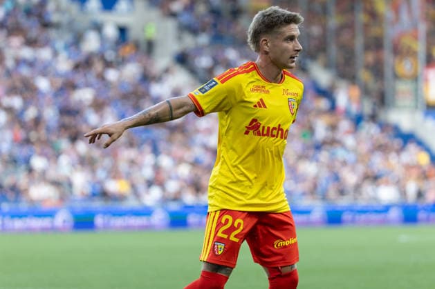 Michal Skoras seen during Ligue 1 26 27 game between teams of RSC Strasbourg and RC Lens at Stade de la Meinau (Benjamin Faes Ball Raw Images) Strasbourg Stade de la Meinau France Copyright: xBenjaminxFaesx 0W4A5918