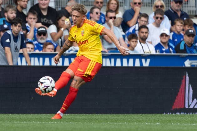Michal Skoras seen during Ligue 1 26 27 game between teams of RSC Strasbourg and RC Lens at Stade de la Meinau (Benjamin Faes Ball Raw Images) Strasbourg Stade de la Meinau France Copyright: xBenjaminxFaesx 0W4A9863