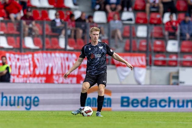 Regionalliga Nordost: FC Rot Weiß Erfurt vs. BFC Preussen Erfurt, August 29, 2026; Lucas Vierling 6; BFC Preussen; Regionalliga Nordost: FC Rot Weiß Erfurt vs. BFC Preussen, Steigerwaldstadion, Erfurt, August 29, 2026 Copyright: xBEAUTIFULxSPORTS Duehringx