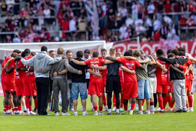 Regionalliga Nordost: FC Rot Weiß Erfurt vs. BFC Preussen Erfurt, August 29, 2026; FC Rot Weiß Erfurt, Regionalliga Nordost: FC Rot Weiß Erfurt vs. BFC Preussen, Steigerwaldstadion, Erfurt, August 29, 2026 Copyright: xBEAUTIFULxSPORTS Duehringx