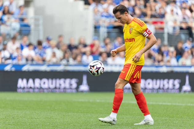 Florian Thauvin seen during Ligue 1 26 27 game between teams of RSC Strasbourg and RC Lens at Stade de la Meinau (Benjamin Faes Ball Raw Images) Strasbourg Stade de la Meinau France Copyright: xBenjaminxFaesx 0W4A2384