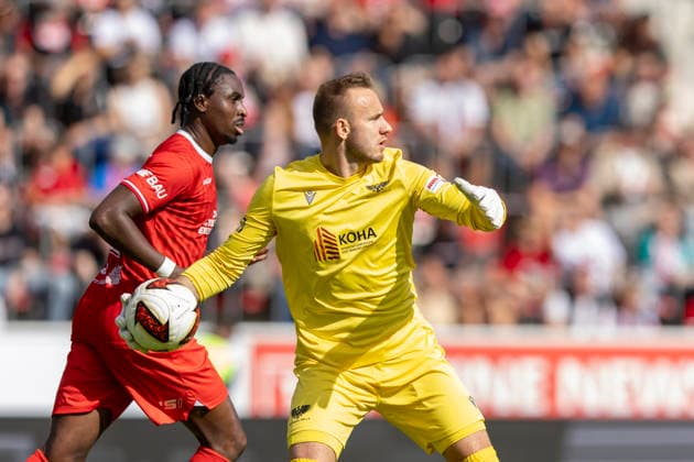 Regionalliga Nordost: FC Rot Weiß Erfurt vs. BFC Preussen Erfurt, August 29, 2026; Florian Palmowski, 1; BFC Preussen; Regionalliga Nordost: FC Rot Weiß Erfurt vs. BFC Preussen, Steigerwaldstadion, Erfurt, August 29, 2026 Copyright: xBEAUTIFULxSPORTS Duehringx