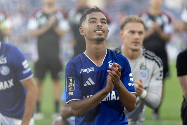 Gessime Yassine seen during Ligue 1 26 27 game between teams of RSC Strasbourg and RC Lens at Stade de la Meinau (Benjamin Faes Ball Raw Images) Strasbourg Stade de la Meinau France Copyright: xBenjaminxFaesx 0W4A8456