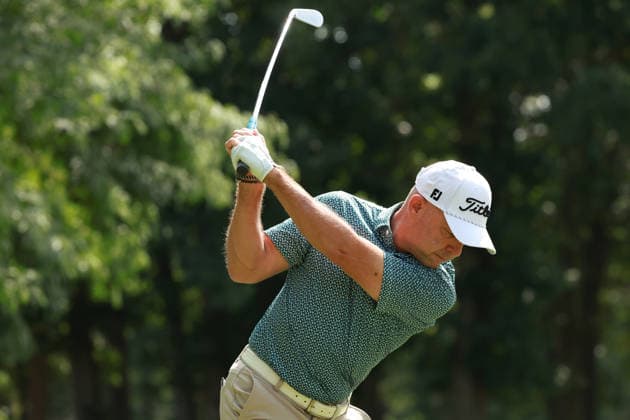 The Ally Challenge GRAND BLANC,MICHIGAN-AUGUST 29: Rob Labritz of the United States plays his tee shot on the 11th hole during the second round of The Ally Challenge presented by McLaren at Warwick Hills Golf & Country Club, Grand Blanc, MI, USA Saturday, August 29, 2026. Grand Blanc Michigan United States  Copyright: xJorgexLemusx originalFilename:lemus-theallyc260829_nplf0.jpg