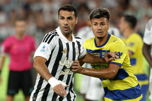 MEHMET ZEKI CELIK, Juventus, CHRISTIAN ORDONEZ, Parma, Serie A, 2026-27, Juventus vs Parma 2-0, 29-08-2026, Contrasto, Action, Close up SERIE A 2026-27 JUVENTUS-PARMA 2-0