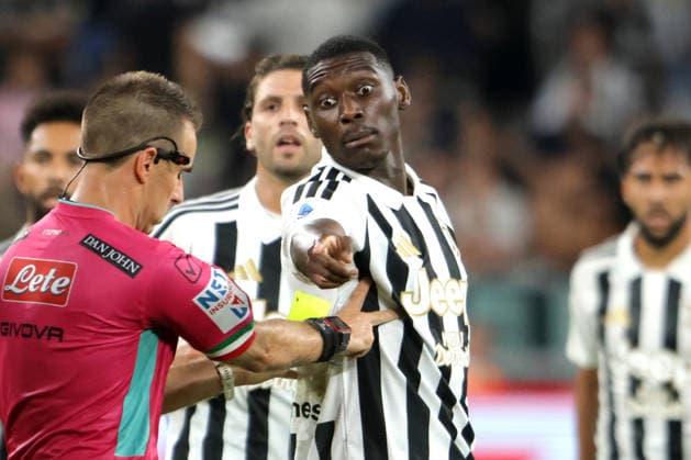 RANDAL KOLO MUANI, Juventus, Serie A, 2026-27, Juventus vs Parma 2-0, 29-08-2026, Azione, Action, Single shot, Close up, Gesti SERIE A 2026-27 JUVENTUS-PARMA 2-0