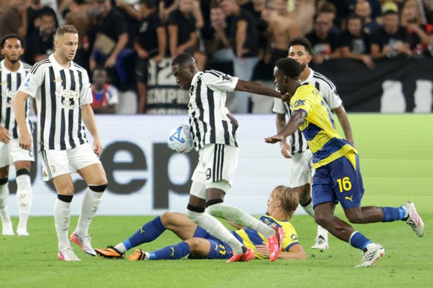 TEUN KOOPMEINERS, RANDAL KOLO MUANI, Juventus, Serie A, 2026-27, Juventus vs Parma 2-0, 29-08-2026, Contrasto, Action SERIE A 2026-27 JUVENTUS-PARMA 2-0