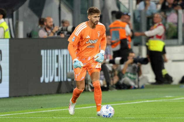 GUGLIELMO VICARIO, Juventus, Serie A, 2026-27, Juventus vs Parma 2-0, 29-08-2026, Azione, Action, Single shot SERIE A 2026-27 JUVENTUS-PARMA 2-0