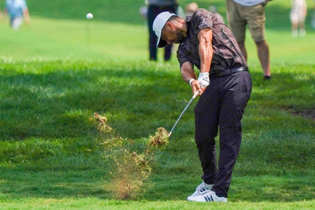 August 29, 2026, Atlanta, Georgia, USA: Xander Schauffele (USA) hits a fairway shot on the 5th hole during the third round of the 2026 TOUR Championship at East Lake Golf Club. PGA, Golf Herren 2026: TOUR Championship - Round 3  - ZUMAw109 20260829_fap_w109_008 Copyright: xDebbyxWongx