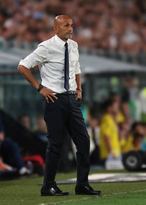 Juventus v Parma - Serie A - Allianz Stadium Turin, Italy, 29th August 2026. Luciano Spalletti Head coach of Juventus reacts during the Juventus vs Parma Serie A match at Allianz Stadium, Turin. Picture credit should read: Jonathan Moscrop Turin Allianz Stadium Italy
