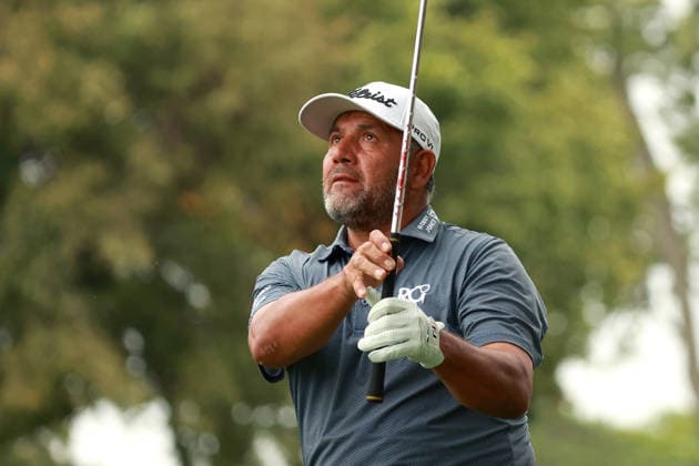 The Ally Challenge GRAND BLANC,MICHIGAN-AUGUST 29: Ricardo Gonzalez of Argentina hits from the 18th fairway during the second round of The Ally Challenge presented by McLaren at Warwick Hills Golf & Country Club, Grand Blanc, MI, USA Saturday, August 29, 2026. Grand Blanc Michigan United States  Copyright: xAmyxLemusx originalFilename:lemus-theallyc260829_npAk8.jpg