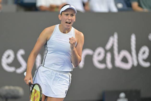 Monterrey Open tennis tournament Elise Mertens of Belgium in action against Diane Parry of France during the women s singles final of the Monterrey Open in Monterrey, Mexico, 29 August 2026. Monterrey Mexico  Copyright: xMIGUELxSIERRAx