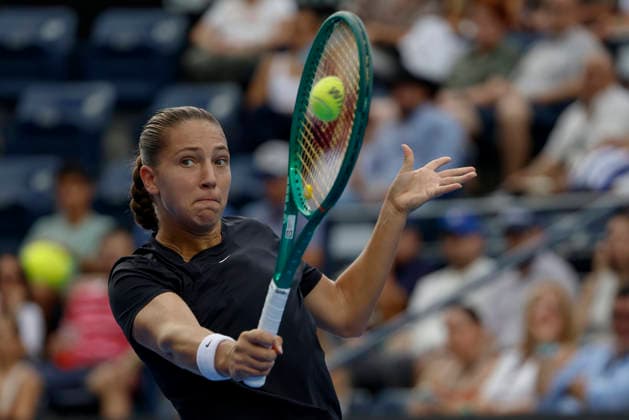 August 29, 2026, Monterrey, Nuevo Leon, Mexico: DIANE PARRY (FRA) in action against Elise Mertens (BEL) during the Monterrey Open WTA, Tennis Damen 500 final at the GNP Stadium in Monterrey. Monterrey Mexico - ZUMAo125 20260829_zip_o125_009 Copyright: xAntonioxOjedax