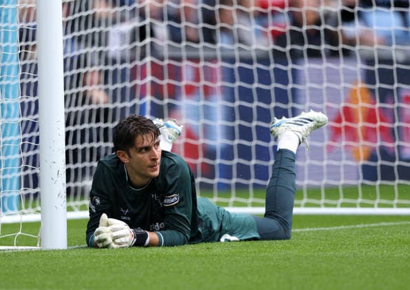 Konstantinos Tzolakis (HC) at the Coventry City v Hull City, EPL match, at The Coventry Building Society Arena, on 29th August, 2026.  .