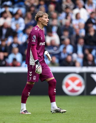 Carl Rushworth (CC) at the Coventry City v Hull City, EPL match, at The Coventry Building Society Arena, on 29th August, 2026.  .