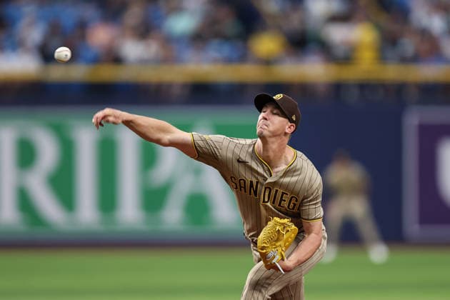 August 29, 2026, St. Petersburg, Florida, USA: San Diego Padres pitcher WALKER BUEHLER (10) throws a pitch against the Tampa Bay Rays. The Tampa Bay Rays hosted the San Diego Padres at Tropicana Field in St. Petersburg, FL. St. Petersburg USA - ZUMAm299 20260829_znp_m299_039 Copyright: xTaylorxMcFeex